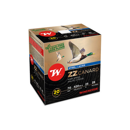 100 Winchester zz canard cal20/70 plomb 6