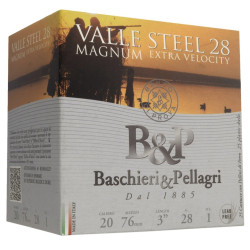 100 Cartouche acier valle steel cal 20/76 plomb n4