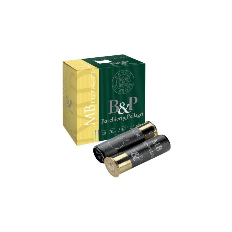 100 Cart. betp mb dispersante cal. 20 / 70 mm n° 9,5 27 g dispersante bte 25