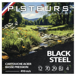 Cart. acier pisteurs black steel bp cal. 12 / 70 mm n° 4 29g bj bte 25