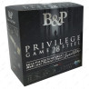 Cart. acier zingue betp privilege game steel 28 cal. 12 / 67 mm n° 4 28g bourre à jupe green core bte 25