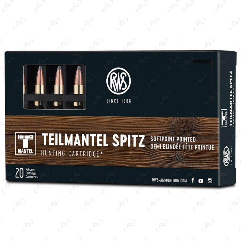 40 Cart. rws t-mantel cal. 5,6x50 r magnum 63gr 4,1 g bte 20