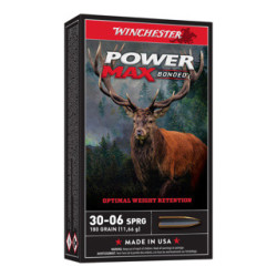 40 Cartouche winchester 30-06 power max bonded 180gr