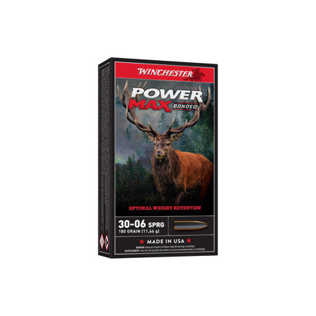 40 Cartouche winchester 30-06 power max bonded 180gr