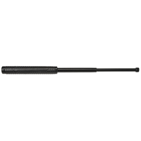 Matraque télescopique Pierre Supper Manche Caoutchouc Tige Acier 51Cm
