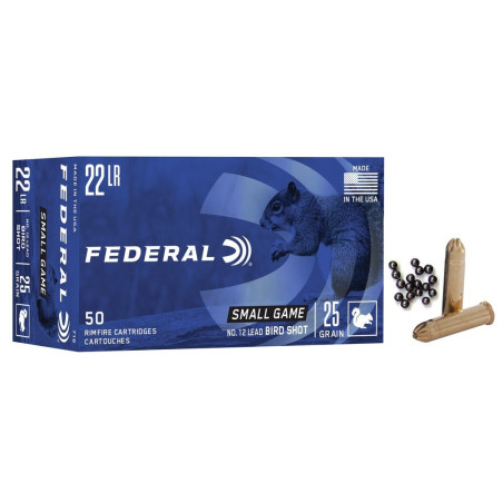 500 Munitions federal a grenaille bird shot cal.22lr