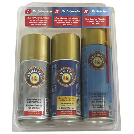 Huille degraissant deplombant armistol kit 3