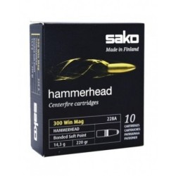 Cart. sako hammerhead .300 wm 220 gr 14,3 g bte 10