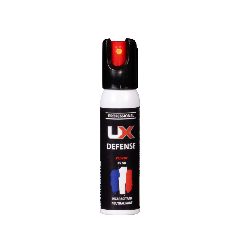 Bombe ux 25ml gel poivre capot 1/4 de tour