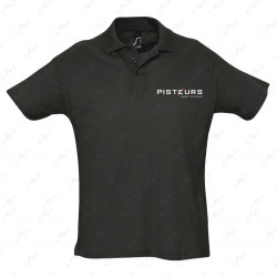 Polo pisteur homme noir t l