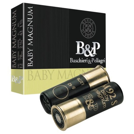 Cart. betp baby magnum cal. 12 / 70 mm n° 2 42 g bj