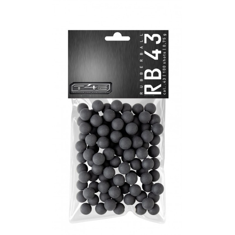 Billes caoutchoucs entrainement cal 43 x100 -rb prac-series