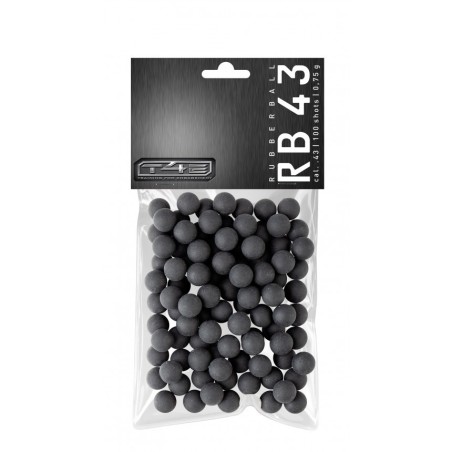 Billes caoutchoucs entrainement cal 43 x100 -rb prac-series