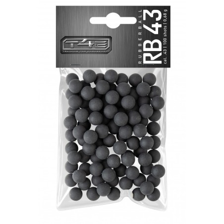 Billes caoutchoucs cal 43 x100