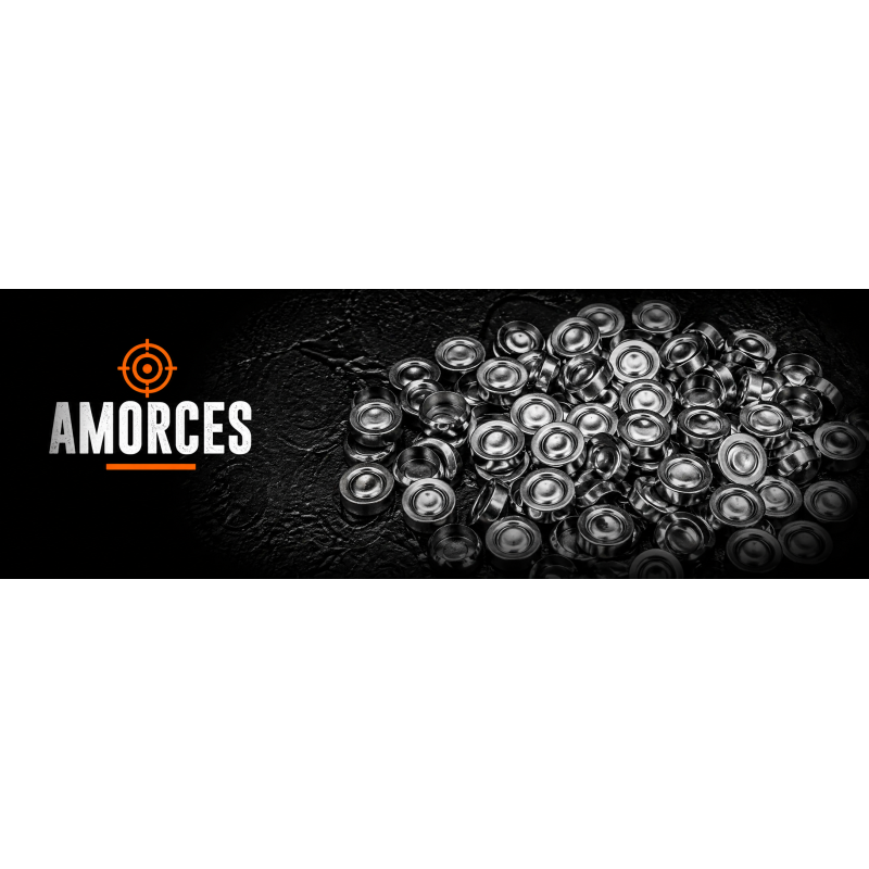 Amorces percussion centrale — Small/Large Pistol, Rifle | Castel'Armes