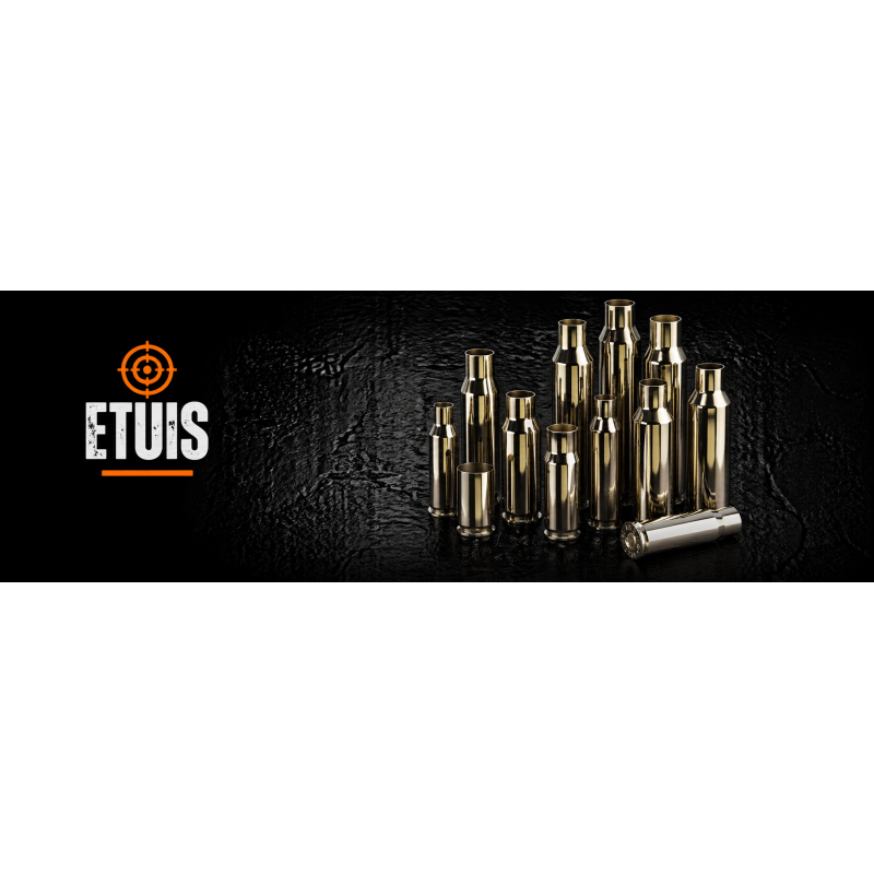 Étuis rechargement — Douilles laiton tous calibres | Castel'Armes